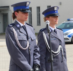 policjantki podczas  podczas obchodów święta policji