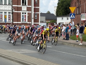 Zdjęcie przedstawia zabezpieczenie Tour de Pologne